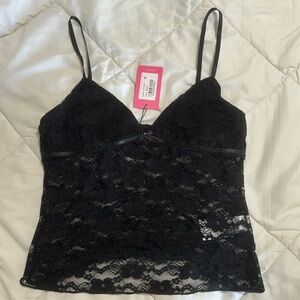 Edikted: Eira Sheer Lace Tank Top (with tags)